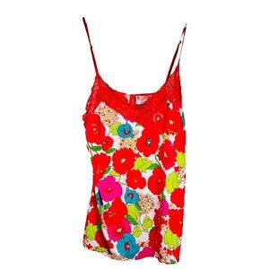 Natori Josie Sleep Set Size Small Tank Pants Floral Tropical Lightweight